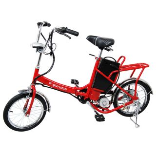 Folding Electric Scooter Bicycle Battery Operated Bike by E Guruma