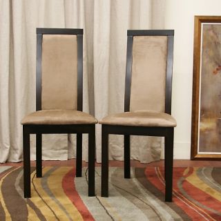Pollard Modern Dark Brown Dining Chairs   Set of 2