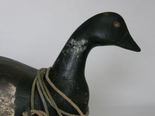 Vintage Atlantic Brant Decoy by J Parker from the New Jersey