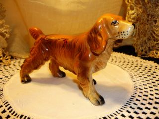 Vintage English Springer Spaniel Dog Figurine