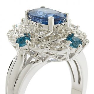 Victoria Wieck 2.01ct Kyanite, London Blue and White Topaz Sterling