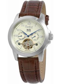 Engelhardt German calendar automatic watch beige dial 45mm NEW