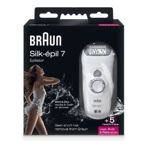 Braun Silk Épil 7 7681 WD Xpressive Pro Wet Dry Rechargeable Epilator
