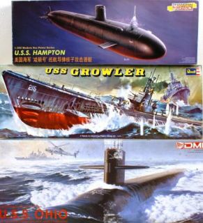 New Lot of 3 Model Kits for U s Naval Military Warships Toy Collection