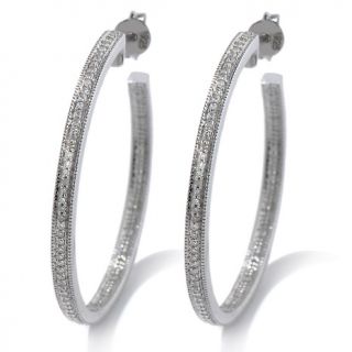  silver inside outside hoop earrings rating 74 $ 69 93 s h $ 5 95