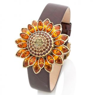 Jewelry Watches Womens Heidi Daus A Fabulous Sunflower Crystal