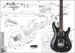  Ibanez Satriani® Electric Guitar Plan