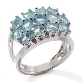 Jewelry Rings Gemstone 3.25ct Apatite Sterling Silver Band Ring