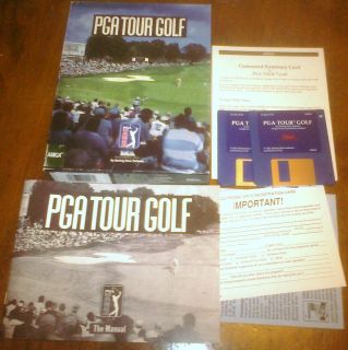  Game PGA Tour Golf by Electronic Arts Complete Originals in Box
