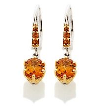 93ct fire citrine white topaz earrings $ 89 95 victoria wieck 2 38ct