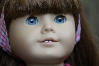  Girl Doll Lot Brown Hair Blue Eyes with 2 Outfits Beautiful