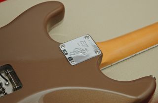 New USA Fender Eric Johnson Stratocaster, Medium Palomino Metallic