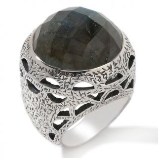 Deb Guyot Designs Labradorite Sterling Silver Dome Ring