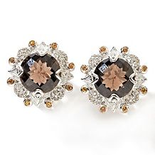 Opulent Opaques Pink Morganite and White Zircon Sterling Silver