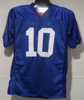 Eli Manning Autographed Signed New York Giants Blue Size XL Jersey w