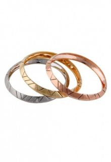 House of Harlow 1960 Gold Plated Thick Stack Bangles