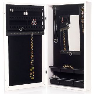 103 505 over the door space saving jewelry armoire with mirror rating