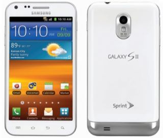 VGC Samsung SPH D710 Epic Touch White Galaxy S2 Sprint 4 52 8MP Cam