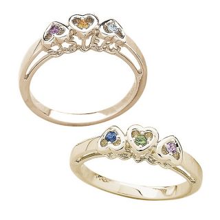 106 9745 gold plated sisters birthstone ring rating be the first to