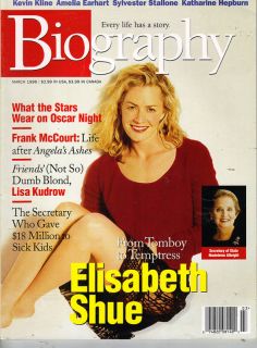 Elisabeth Shue Biography Magazine 3 98 Frank McCourt