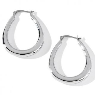  polished oblong hoop earrings note customer pick rating 96 $ 19 95 s h