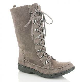 Sam Edelman Mariela Leather Lace Up Boot with Faux Fur at