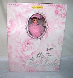 1995 My Fair Lady Eliza Dolittle Pink Gown Barbie Doll