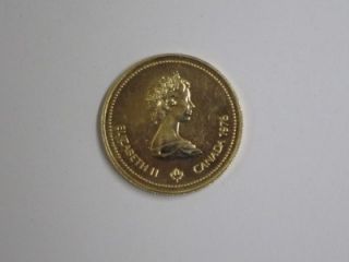 1976 Canada Gold $100 Coin   Elizabeth II Gold Coin 13.3 GRAMS