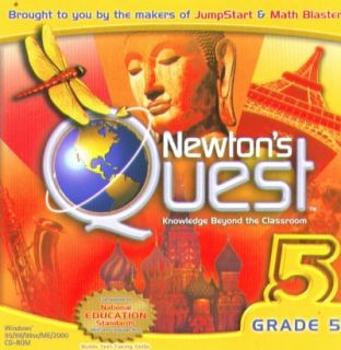Newtons Quest 5th Grade PC CD Learn Math Science Space Prepare for
