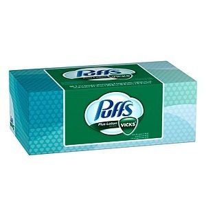 Puffs Plus Lotion Facial Tissues with The Scent of Vicks 1 Box 88 Ct