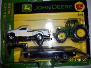 Ertl 1 64 Farm Toy John Deere Ford Truck Pickup Trailer