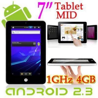  Google Android 2 3 Tablet iRobot Mid PC eReaders 4GB 1GHz Apad