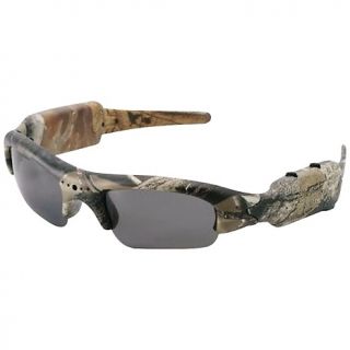 111 9536 pov action polarized camouflage sunglasses with built in 4gb