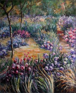  Oil Painting Repro Claude Monet Artists Garden at Giverny