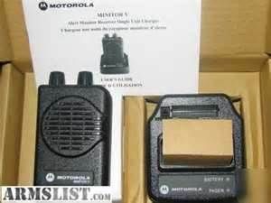  Motorola Minitor V VHF Fire Pager