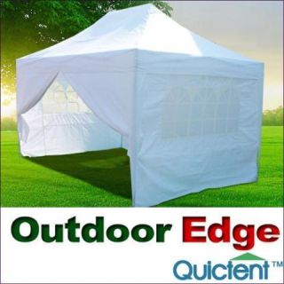 10x15 EZ Pop Up Canopy Gazebo Party Wedding Tent White