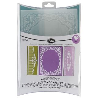 113 3898 sizzix sizzix textured impressions embossing folders 3 pack