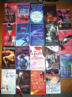 Lot of 19 Paranormal Romance Witch Demon Fairies Angels