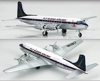 Alaska Airlines Douglas DC 6C N11817 1 200 Diecast HOBBYMASTER Free