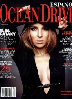 Ocean Drive Espanol Magazine 9 08 Fashion Elsa Pataky
