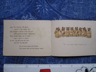 1800s Mr & Mrs Pig Dressed Animal Fantasy Childrens Story Booklet
