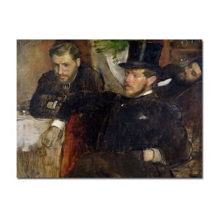Edgar Degas, Jeantaud, Linet and Laine, 1871 Canvas Art Gallery