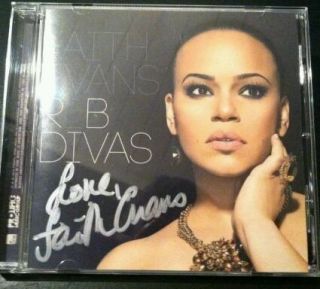 Faith Evans R B Divas AUTOGRAPHED CD