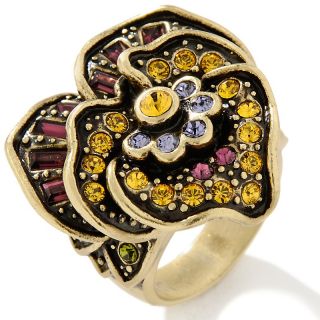 122 153 heidi daus a pleasing pansy crystal accented ring note