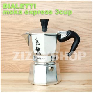  3CUP Moka Pot Stove Top Espresso Coffee Maker Made Italy