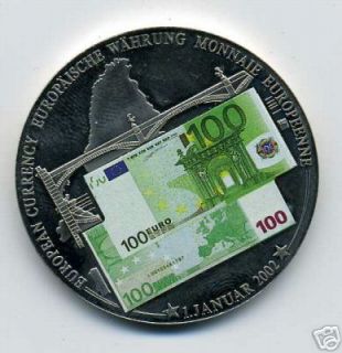 European Euro Medal Great 1 January 2002