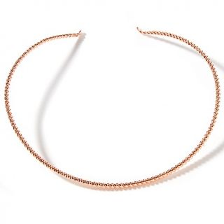 154 026 mine finds by jay king rope textured copper collar 18 necklace