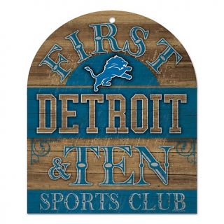 162 745 football fan nfl first and ten wood sign lions rating 1 $