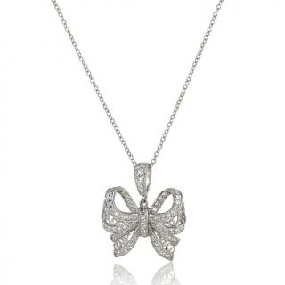 Jean Dousset Absolute Filigree Bow Design Necklace