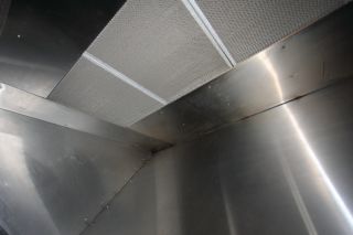 Commercial Kitchen Grill Exhaust Hood 10 Wide, Stainless For Removal